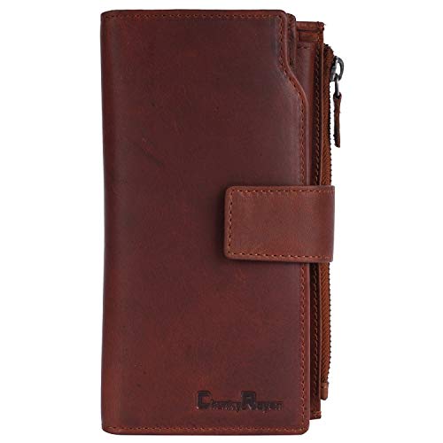 Portefeuille femme cuir véritable XXL pour organiser toutes vos cartes en sécurité