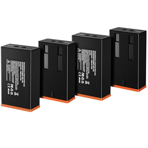 ZENZENBA Power Mag Lot de 4 batteries de rechange compatibles