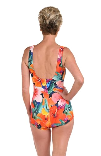 Maxine of Hollywood Women's Shirred Girl Leg One Piece Swimsuit2