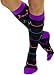 LISH Nurse Compression Socks for Women Graduated Compression 15-25mmHG (EKG)