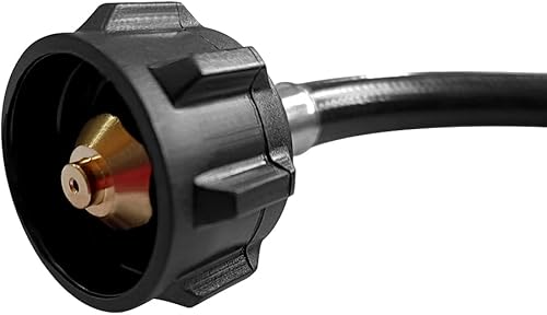 Miniatura 2 de Joywayus Manguera adaptadora de propano de 5 pies, 1 libra a 20 libras, repuesto para parrilla Webber Qparrilla de piedra negraestufa de campamento