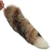 38cm Authentic Swift Fox Tail Fur Handbag Accessories Key Chain Ring Hook Tassels Natural Color Grassland Fox Vulpes Velox Cosplay Toy