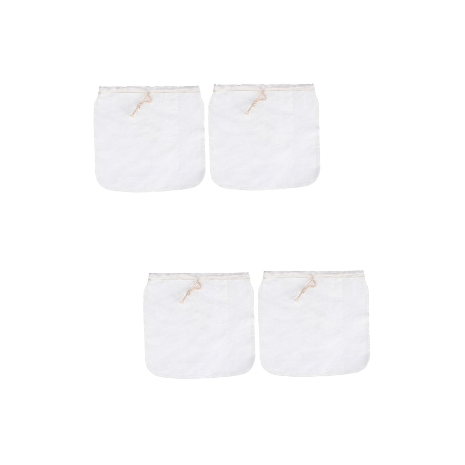 Filtrants maille pour vin et lait PRETYZOOM en coton et lin réutilisables, lot de 4