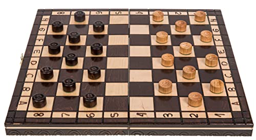 Square - Scacchi + Dama - L - 36 x 36 cm