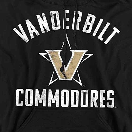 LOGOVISION-Vanderbilt-University-Official-Commodores-Logo-Unisex-Adult-Pull-Over-Hoodie-Vanderbilt-Commodores-Black-2X-Large
