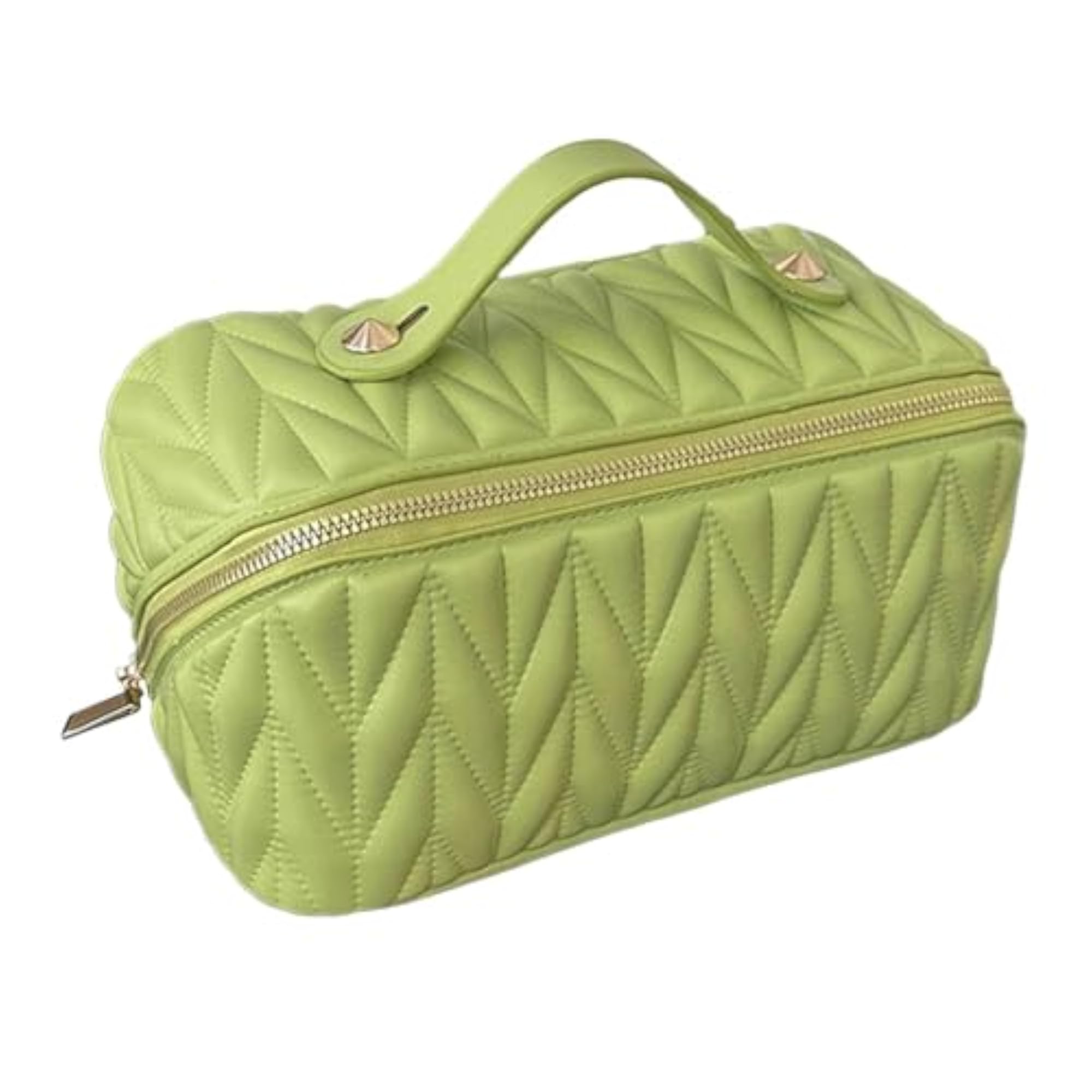 Makeup Bag Cosmetic Organizer for Girls, Green