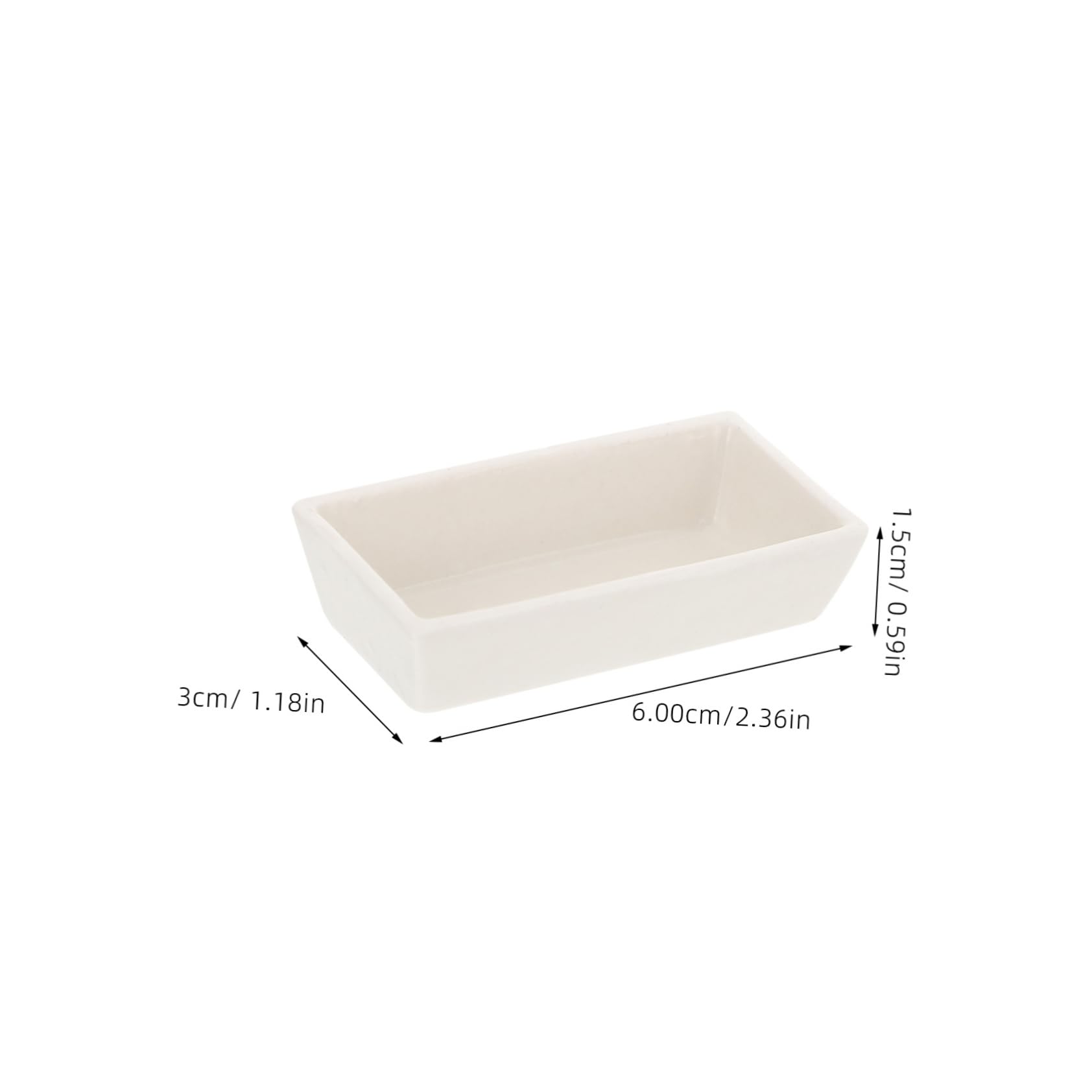 MUCKLILY Burning Holder for Lab Porcelain Beaker Rectangular Perfect for Experiments