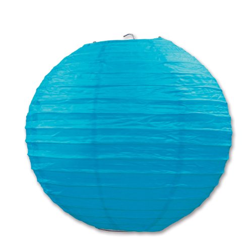 Beistle Turquoise Paper Lanterns