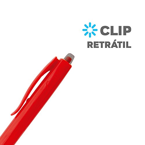Caneta Retrátil Emborrachada x 12 Unidades, Pilot, 2410046VM, Vermelho