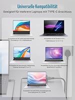 100W USB C Universal Laptop Netzteil für Lenovo HP Dell Acer Asus Toshiba Geteway Samsung MacBook IBM Fujitsu Sony LG MSI Gateway medion Terra Chromebook Notebook Ultrabook Ladekabel Ladegerät – Ansicht 4