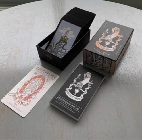 黒縁 STRAY CAT BLACK EDITION 猫のタロットカード