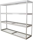 SafeRacks Freestanding Shelf | Steel Shelving Unit | 2'D x 8'W x 7'T