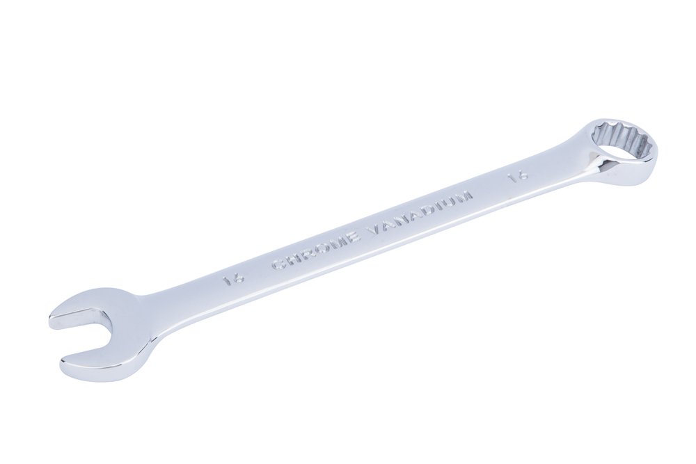 Blue Spot 05220 16Mm Fully Polished Chrome Vanadium Spanner - Combination - Chrome Combination Spanner Vanadium Metric 6Mm Bluespot 32Mm 16Mm 5028734052206