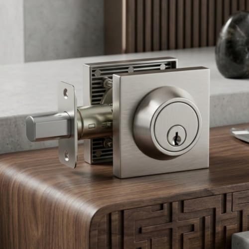 Pestillo de puerta de privacidad para evitar interrupciones en baño y dormitorio 6
