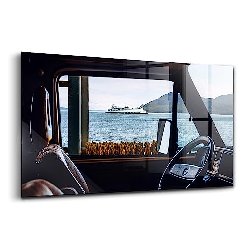 Verre durable 100x50cm Wallfluent peinture murale déco facile à nettoyer