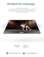 ARZOPA Tragbarer Monitor, 15,6" 1920×1080 FHD IPS Portabler Monitor für Laptop mit Einer Stütze, Ultra-Dünner Zweitbildschirm für Laptop/PC/Mac/PS3/4/5/Xbox - USB C & HDMI Anschluss - A1 – Ansicht 7