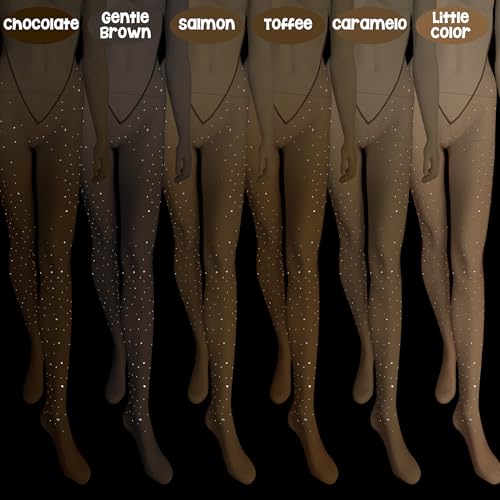 Image of High Side VCUT Carnival Stockings | V-Cut Carnival Fishnet Tights for Black Brown Women | Choose Color