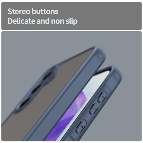 Coque pour Galaxy A55 5G mate et bleue aux finitions premium - 6