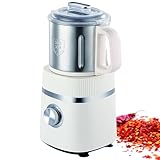 Molinillo Eléctrico De Granos 500W – Molino De Acero Inoxidable 600ml para...