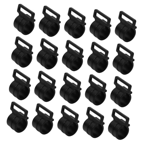 TEMPNAP 20 Stück Zeltstangen C Klemmen aus Kunststoff Leichte Camping planenclips Stabile Befestigungshaken für Markisen Zelte Rucksack und Outdoor ausrüstung Vielseitig Einsetzbar Beim