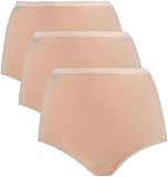Playtex Brief Woman Essential Cotton Maxi Brief x3, Skin, 3XL - 3