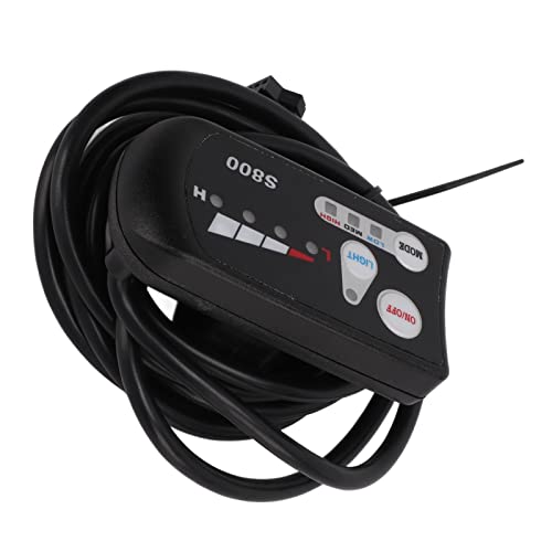 Panel de Control LED Plástico S800 Impermeable 36V 48V para Bicicleta Eléctrica 5