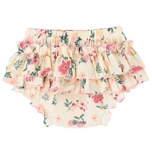 Enfants Chéris Baby Ruffle Bloomers 100% Cotton Muslin Diaper Covers for Girls 6 Months - 3 Years