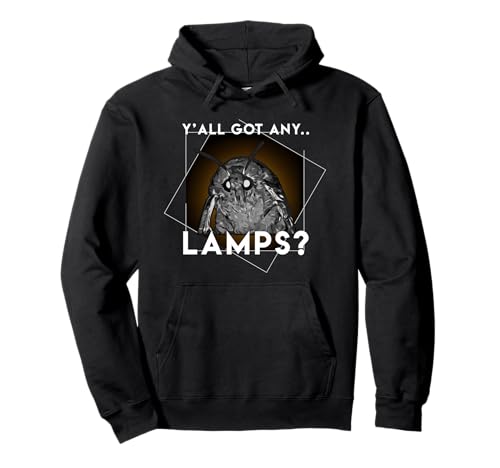 Moth Meme Funny Lamp Pullover Hoodie