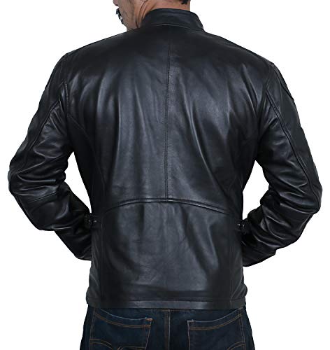 Laverapelle Men's Genuine Lambskin Leather Jacket (Black, Extra Small, Polyester Lining) - 1501472 #TOP2