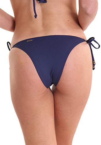 Calcinha Biquíni Avulso Lacinho Liso - Azul Marinho - GG