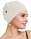 osvyo Baumwoll Chemo Kopfbedeckung für Damen mit Krebs und Haarausfall, Mütze aus Baumwolle, Leichte Kopfbedeckung, Versiegelte Verpackung
