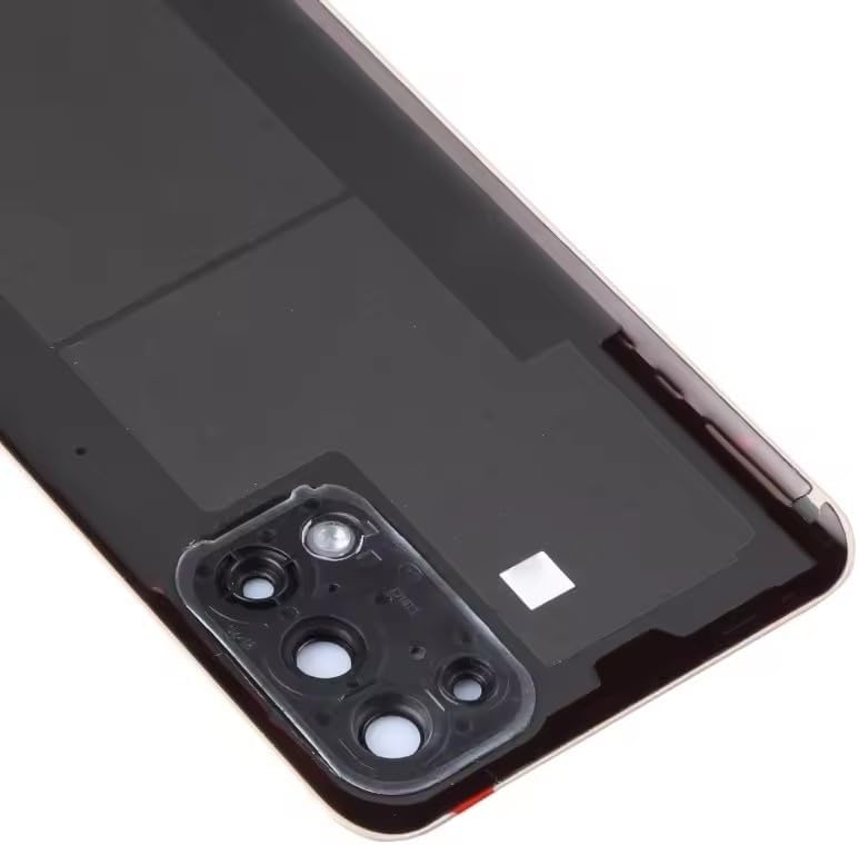 Compatible Rear Glass Panel for Oppo Reno5 4G Model CPH2219 – Battery Door Back Cover, Battery Back Cover Housing Replacement Part (Golden)