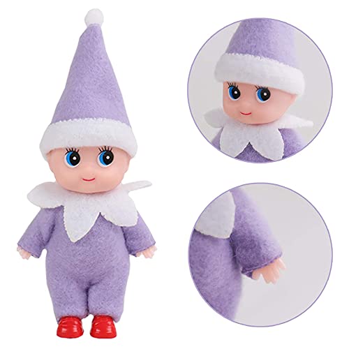 Mini Muñecos Bebés Duende Santa Pack 7 Piezas miniatura 5