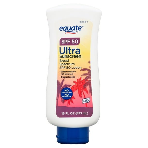 Ultra Broad Spectrum Sunscreen Lotion, SPF 50, 16 Fl Oz, Apply Liberally And The Spread Evenly With Hands 15 Minutes Before Sun Exposure
