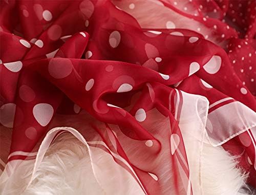 Silk Feeling Long Satin Scarf Fashion Beach Scarf Shawl Check Style Sunscreen Shawls Wraps-Lightweight Pattern - Image 5