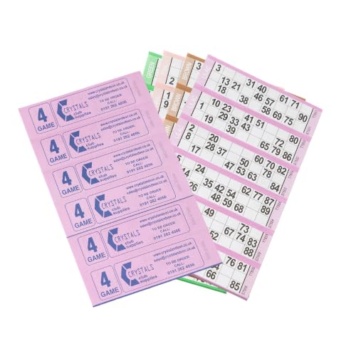 CRYSTALS 300 bingo books bingo (4 page game)