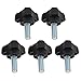 5Pcs Adjustable Knob Bolt, Plastic Triangle Arc Handle Screw, HandTwisted Locking Handle, M8 23mm Locking Handle Screw, for Industrial Use