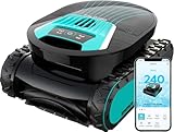 2026 New TALOSBO Pleco Pro Cordless Robotic Pool Cleaner, Smart Navigation, 210–240 Min Runtime, App Control, Wall Climbing & Waterline Cleaning, Dual-Layer Filter for Inground Pools up to 2691 Sq Ft
