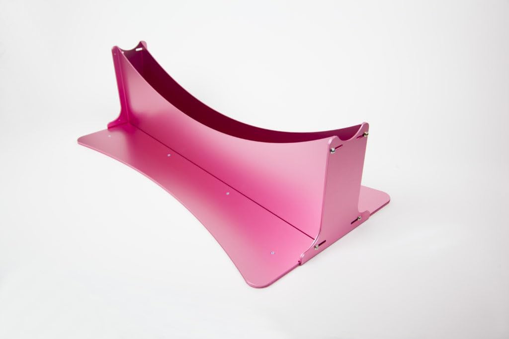 Bike Stand Large Pink Bicycle Display Stand The moving parts of the tire can be adjusted from 0.6 to 2.2 inches (16 - 55 mm) wide