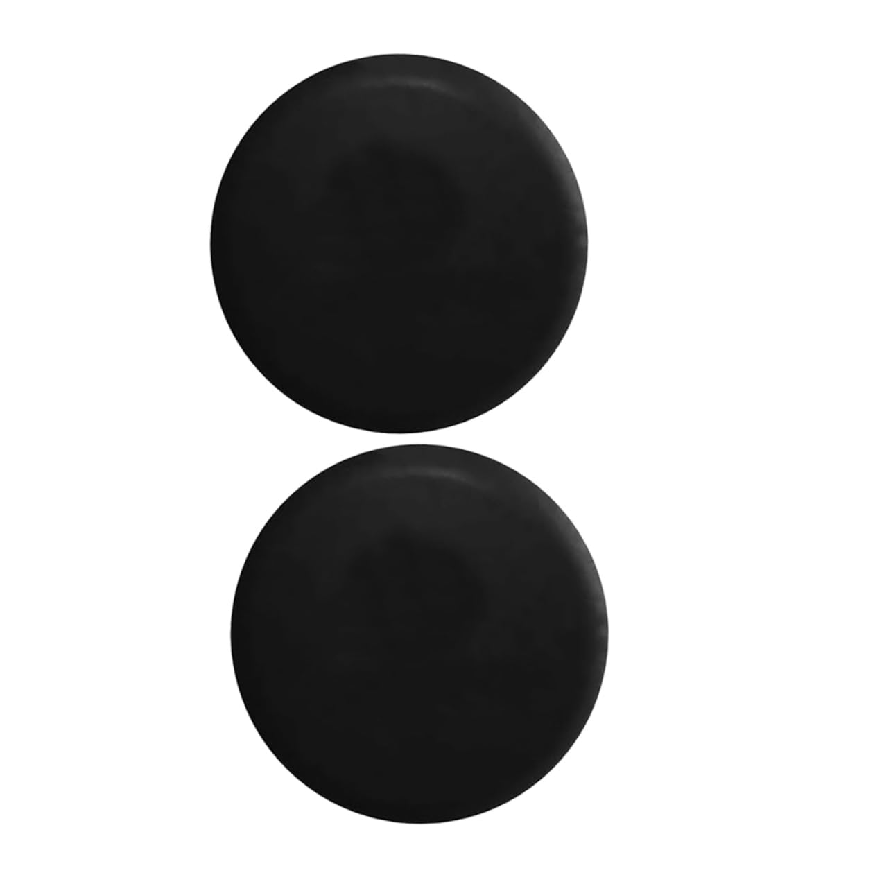 2 Fundas para Neumáticos de Repuesto de PVC Negro, Fácil Instalación, para Coche y Remolque, Accesorio para Vehículo
