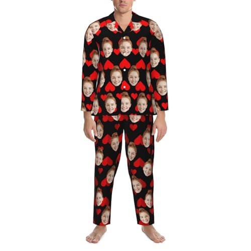 Custom Pajamas Pants Personalized Pajamas For Men Women Custom Pajamas With Faces Custom Pjs Gifts Customizable Pajama Sets3