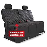 ✔️ EXTREM LEICHTE REINIGUNG: Nehmen Sie einfach die mit Druckknöpfen befestigte Wolldecke zum Waschen ab. Somit brauchen Sie nicht die ganze Decke ausbauen. Blitzschnelle Reinigung – sauberes Auto!
