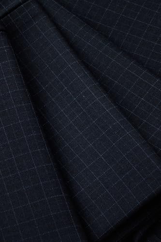 Image of SNITCH Men Formal Trousers | Tailored Pleated Design with Regular Fit & Smooth Texture | Premium Polyester Blend for Office, Meetings & Special Occasions