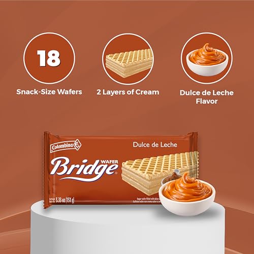 Image of Colombina Dulce de Leche Wafer Bridge, 5.33 oz (Pack of 2)