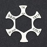 TK Custom 10 Moon Clips - Premium Moon Clip for S&W 1917/Colt .45acp Revolver | Speedy Stainless Steel Moon Clips for Easy Loading and Unloading | Made in USA