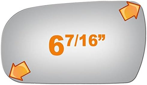 Burco 2542 Driver Side Replacement Mirror Glass for 1989-1991 TOYOTA CAMRY