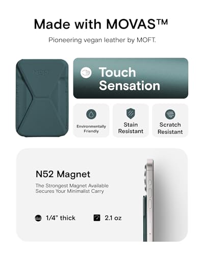 MOFT MagSafe Wallet Stand for iPhone 17/16/15/14/13/12 Series Compatible with MagSafe - Image 4