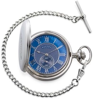 Dalvey Full Hunter Madreperla Orologio da Tasca W/Supporto (Blu) :  Amazon.it: Orologi