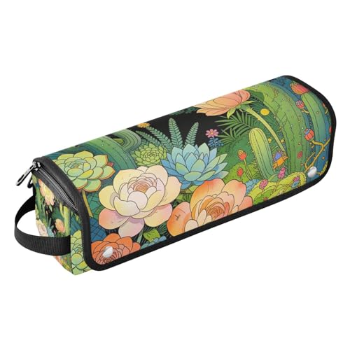 Bolsa de viaje para herramientas de cabello para mujer con tapete resistente al calor y diseño de doble capa para planchas, rizadores y estilizadores miniatura 1