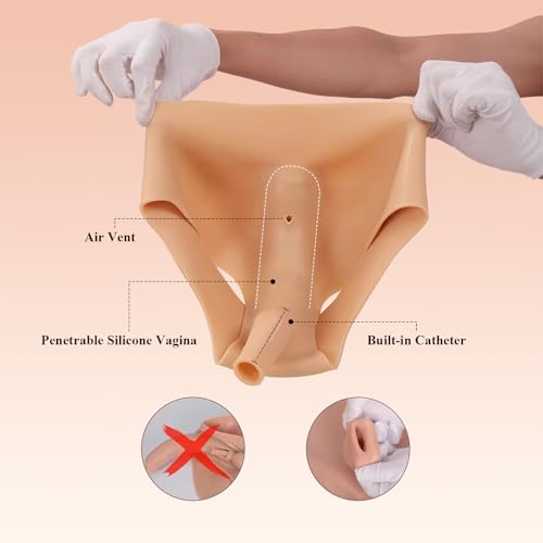 Realistic Silicone Vagina Panties Hip Buttock Thicken Panty For Crossdressers Drag Queen Shaping Body Enhancer4